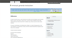 Desktop Screenshot of immanuelgemeinde.org