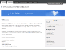 Tablet Screenshot of immanuelgemeinde.org